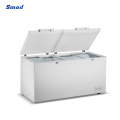 520L Double Doors Top Open Horizontal Electric Deep Chest Freezer